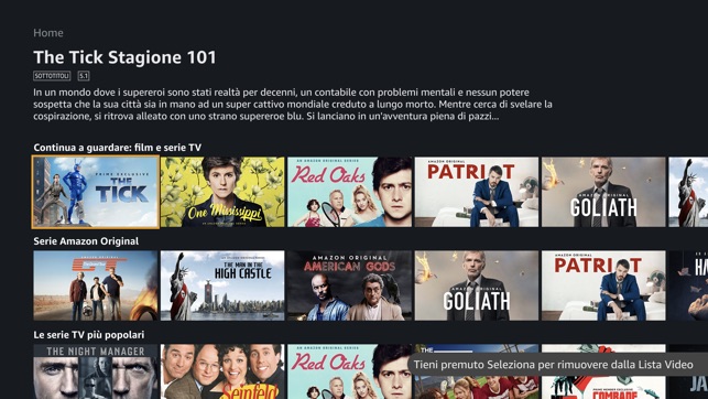 Amazon Prime Video su App Store