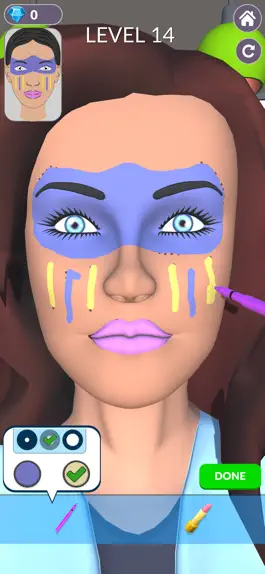 Game screenshot MakeUp Saloon! mod apk