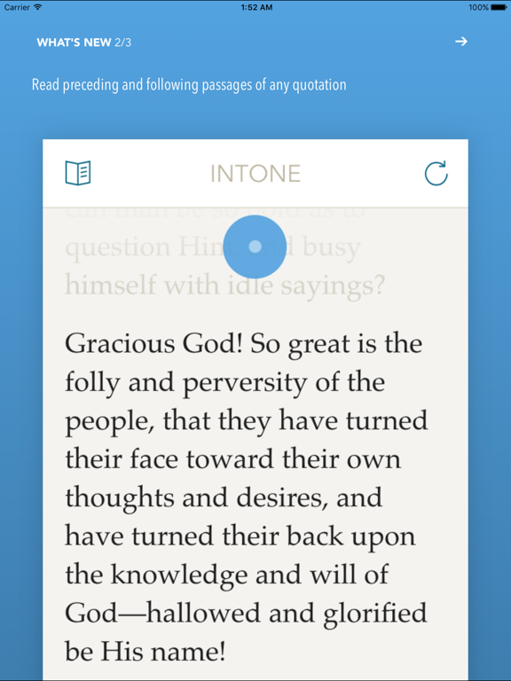 Screenshot #4 pour Intone – The Bahá'í Writings