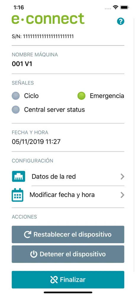 e-connect configuration