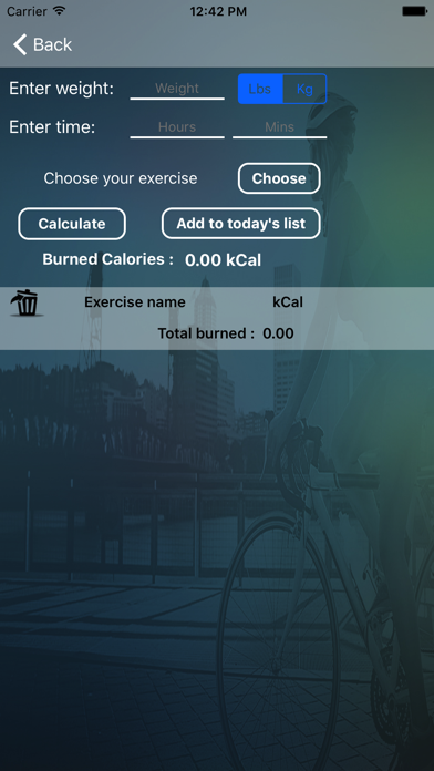 Screenshot #2 pour Calories Burned Calculator