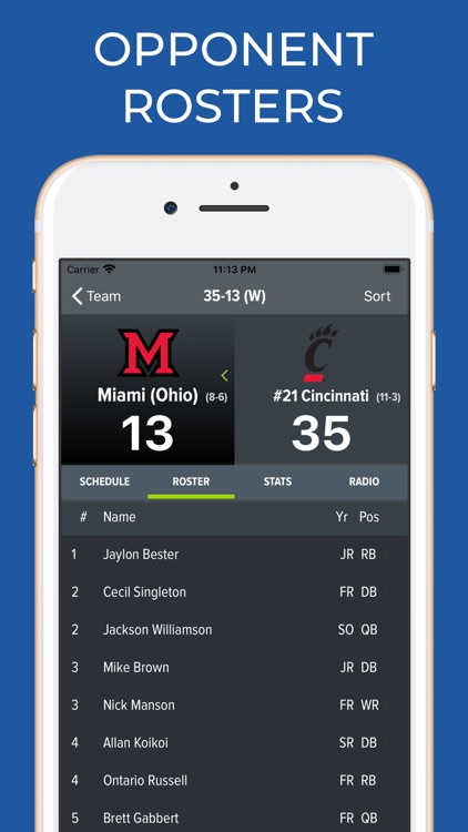Cincinnati Football Schedules screenshot-8