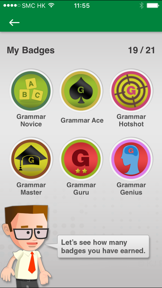 #4. Johnny Grammar Word Challenge (iOS) 由: British Council