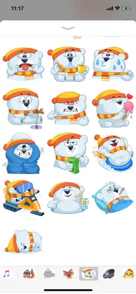 Game screenshot Kitty Bear Emoji Funny Sticker hack