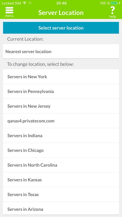 Private WiFi™ Mobile for AOL screenshot-1