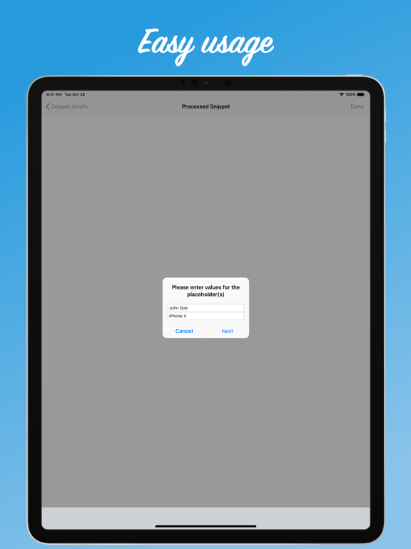 Screenshot #5 pour CleverSnippets