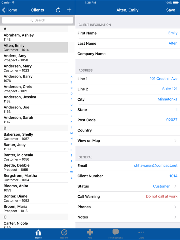 Screenshot #6 pour myStratus Business Management
