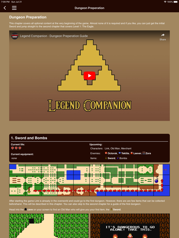 Legend Companion iPad screenshot 6 - Reference app