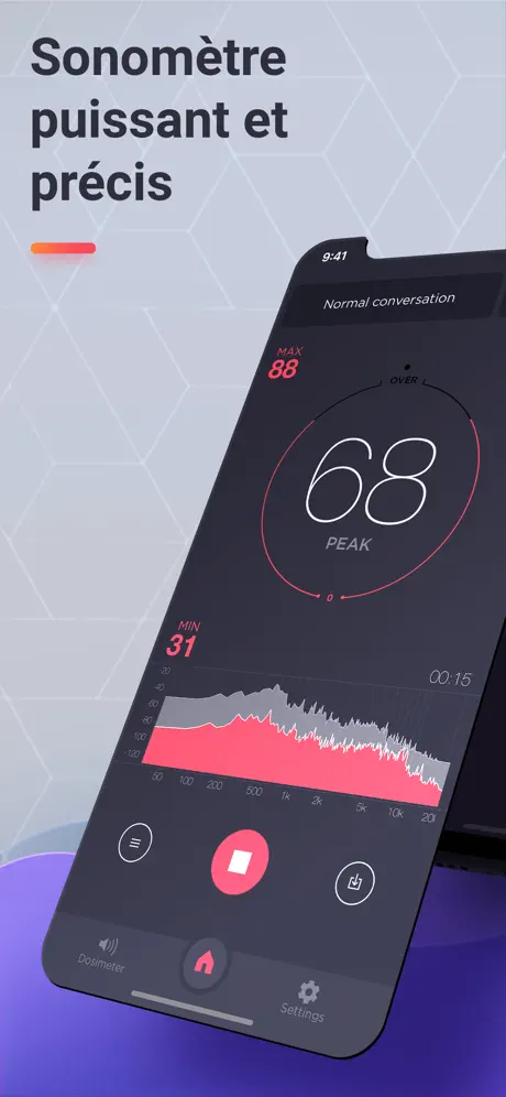Sonomètre : dB Decibel Meter