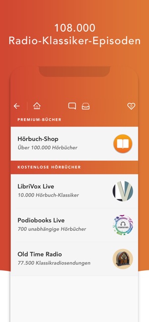 Hörbücher HQ im App Store