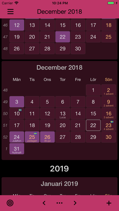 Svensk Almanacka Pro Screenshot