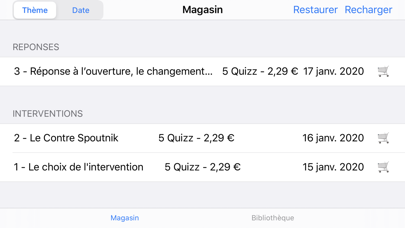 Screenshot #1 pour Les Quizz de Quentin Levoy