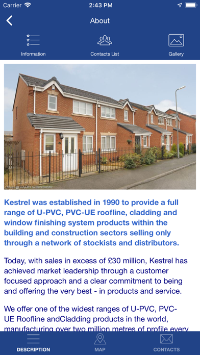 Kestrel Building Products Screenshot