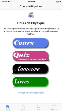 Game screenshot Cours de Physique mod apk