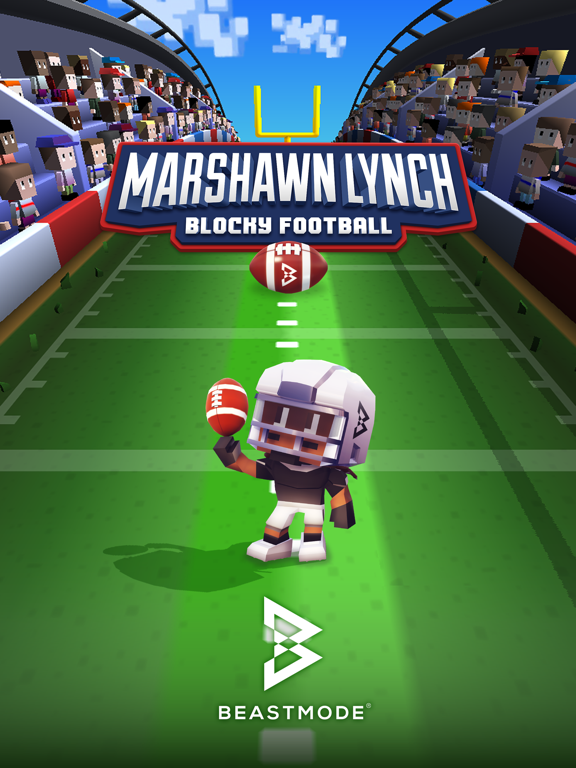 Marshawn Lynch Blocky Footballのおすすめ画像1