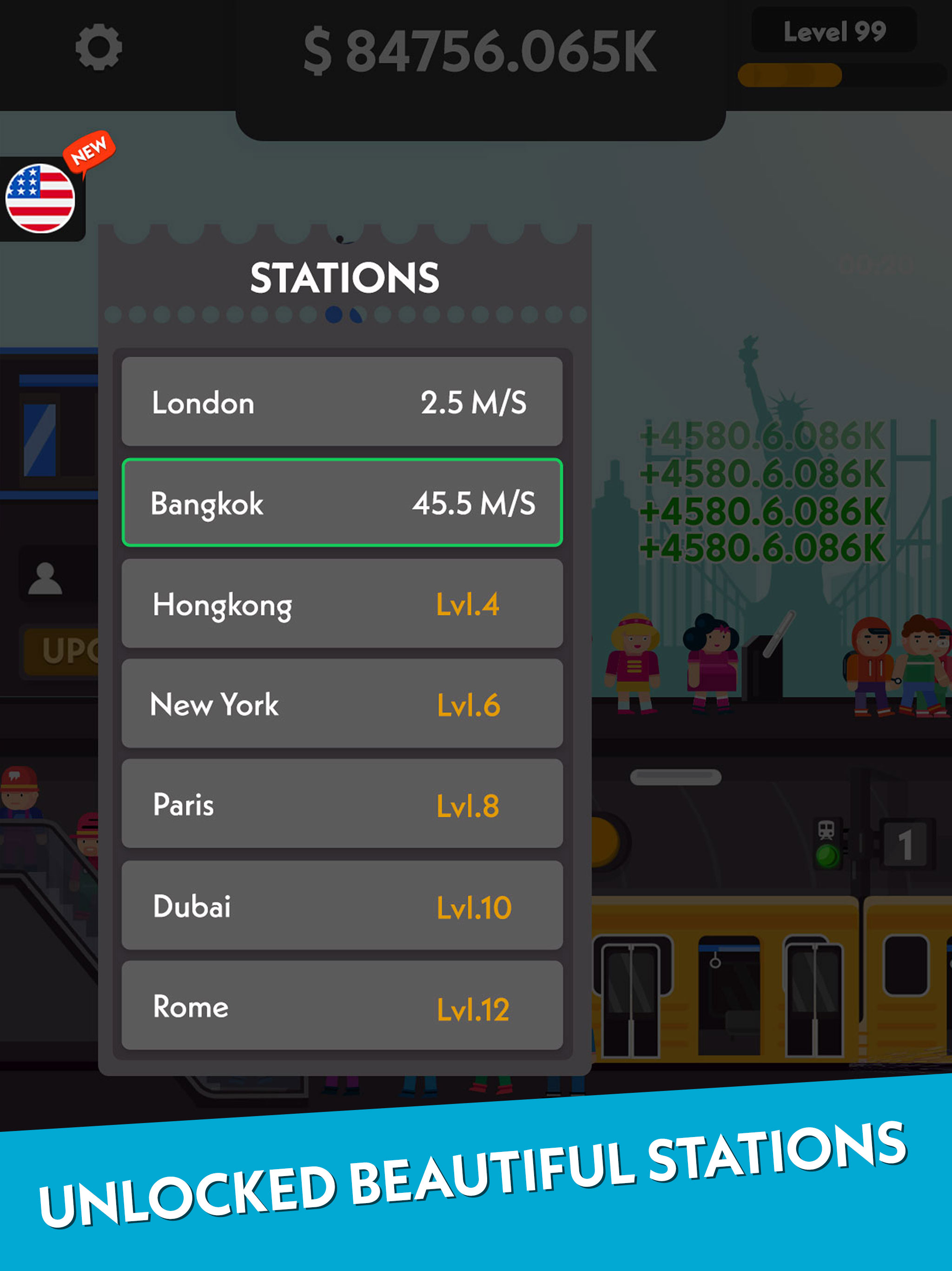 Idle Subway Tycoon screenshot 8
