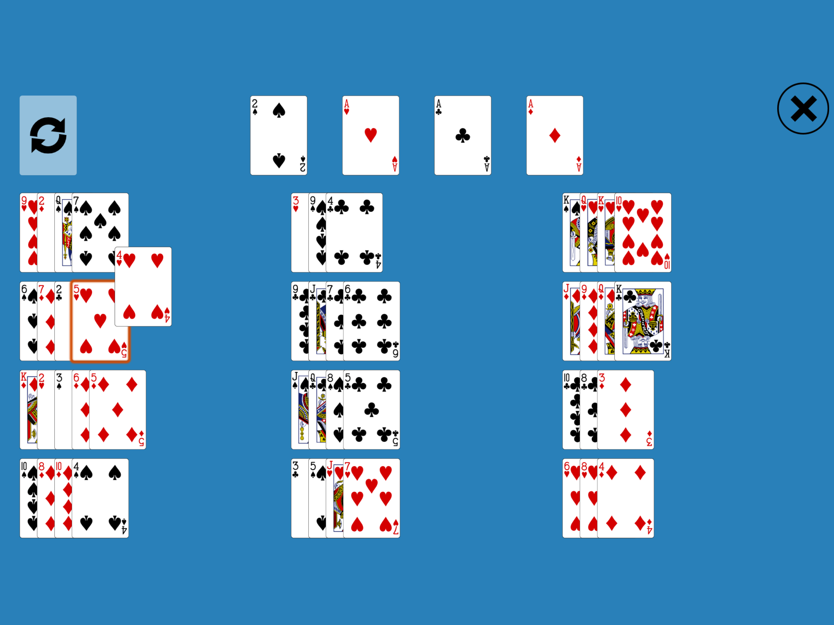 Classic Cruel Solitaire
