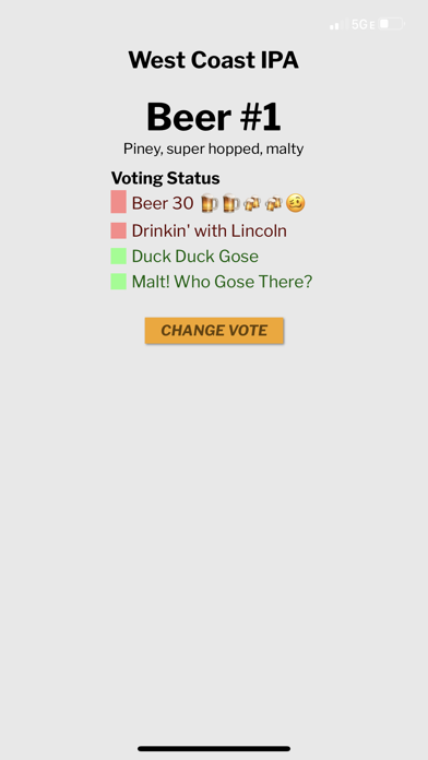 Fantasy Beer League Screenshot