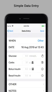 diabetes pro tracker - daily iphone screenshot 3