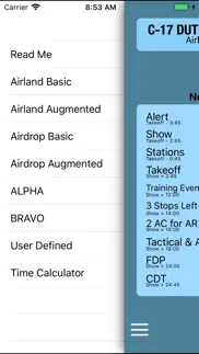 c-17 duty day calc iphone screenshot 3