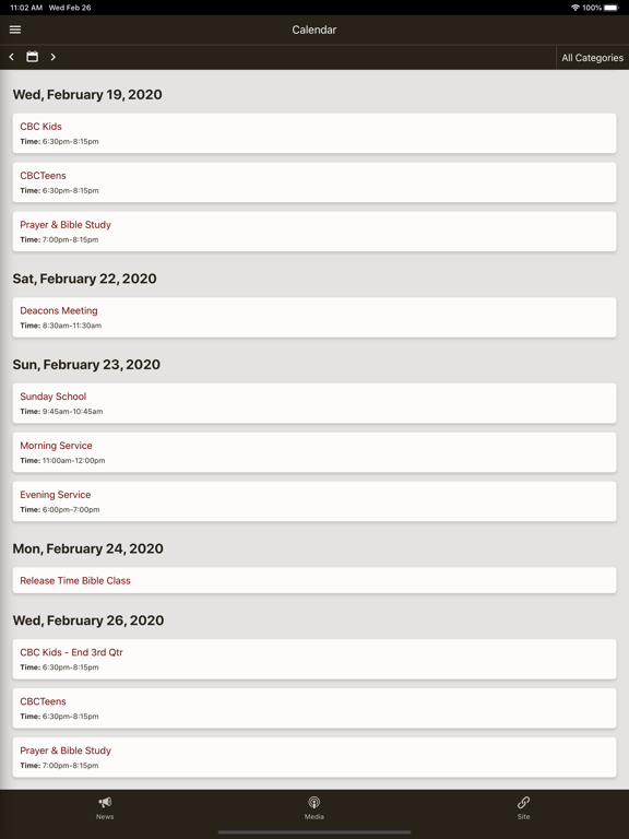 Church.App by FaithConnector iPad screenshot 4 - Lifestyle app
