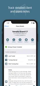 Gazelle: Piano Tech Software screenshot #1 for iPhone