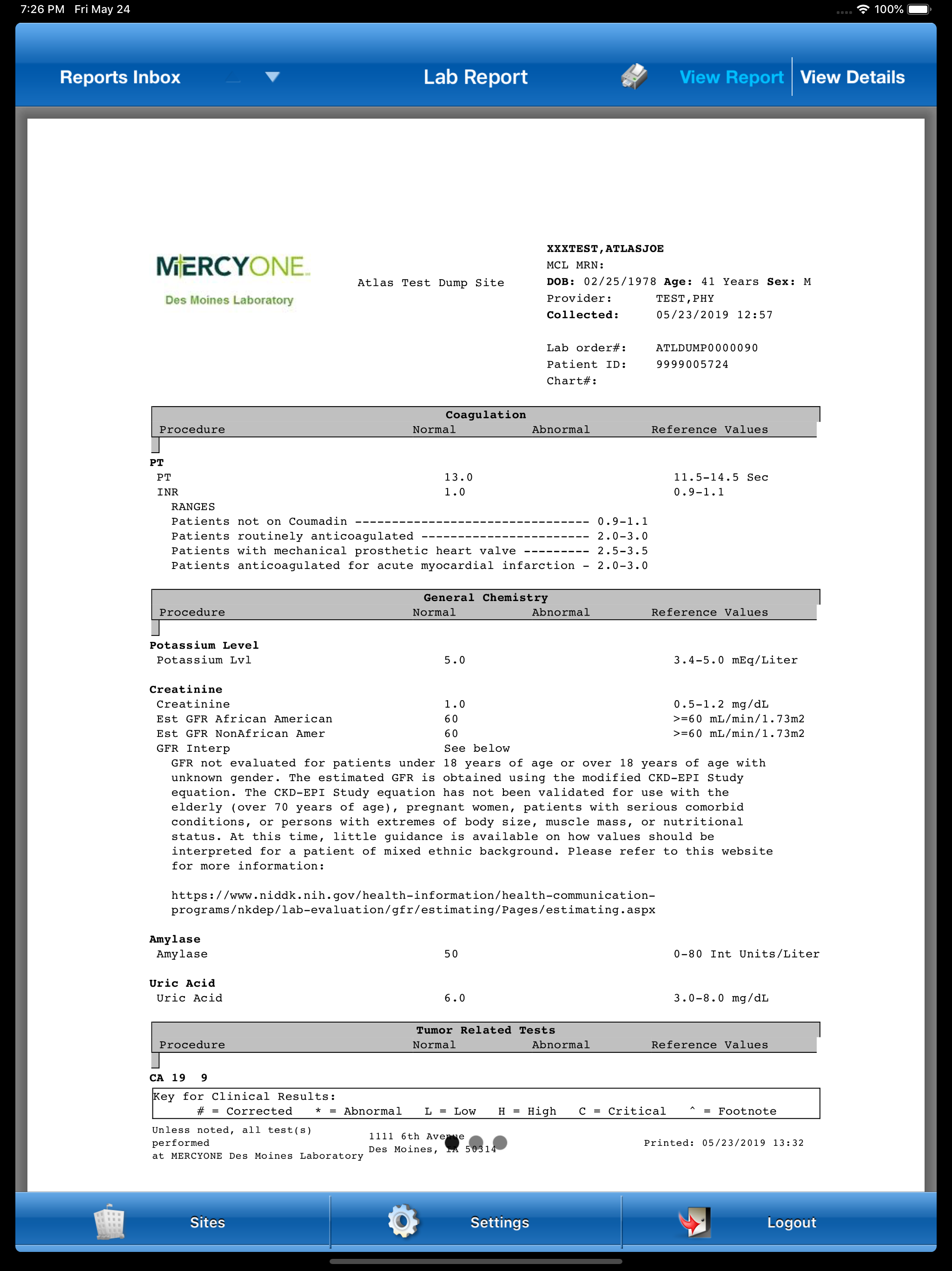 MercyOne Lab for i-pad screenshot 5