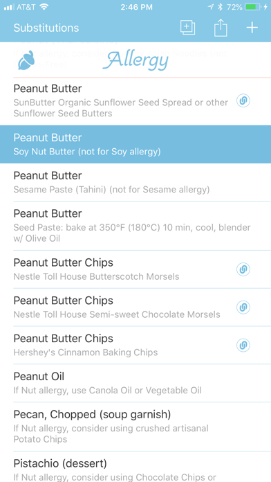 Substitutions screenshot1