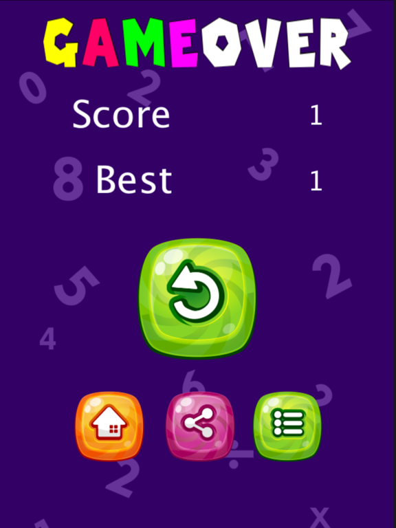 Quick Math Learning Brain Game iPad screenshot