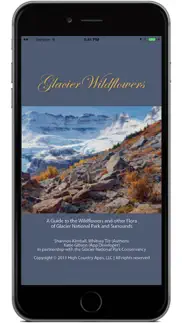 glacier wildflowers iphone screenshot 1