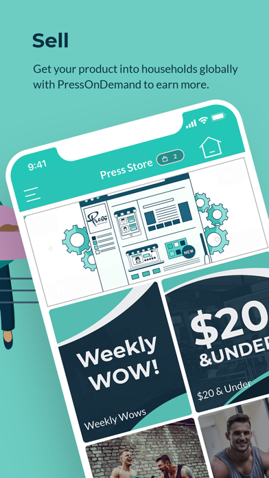 PressOnDemand: OnDemand App Screenshot