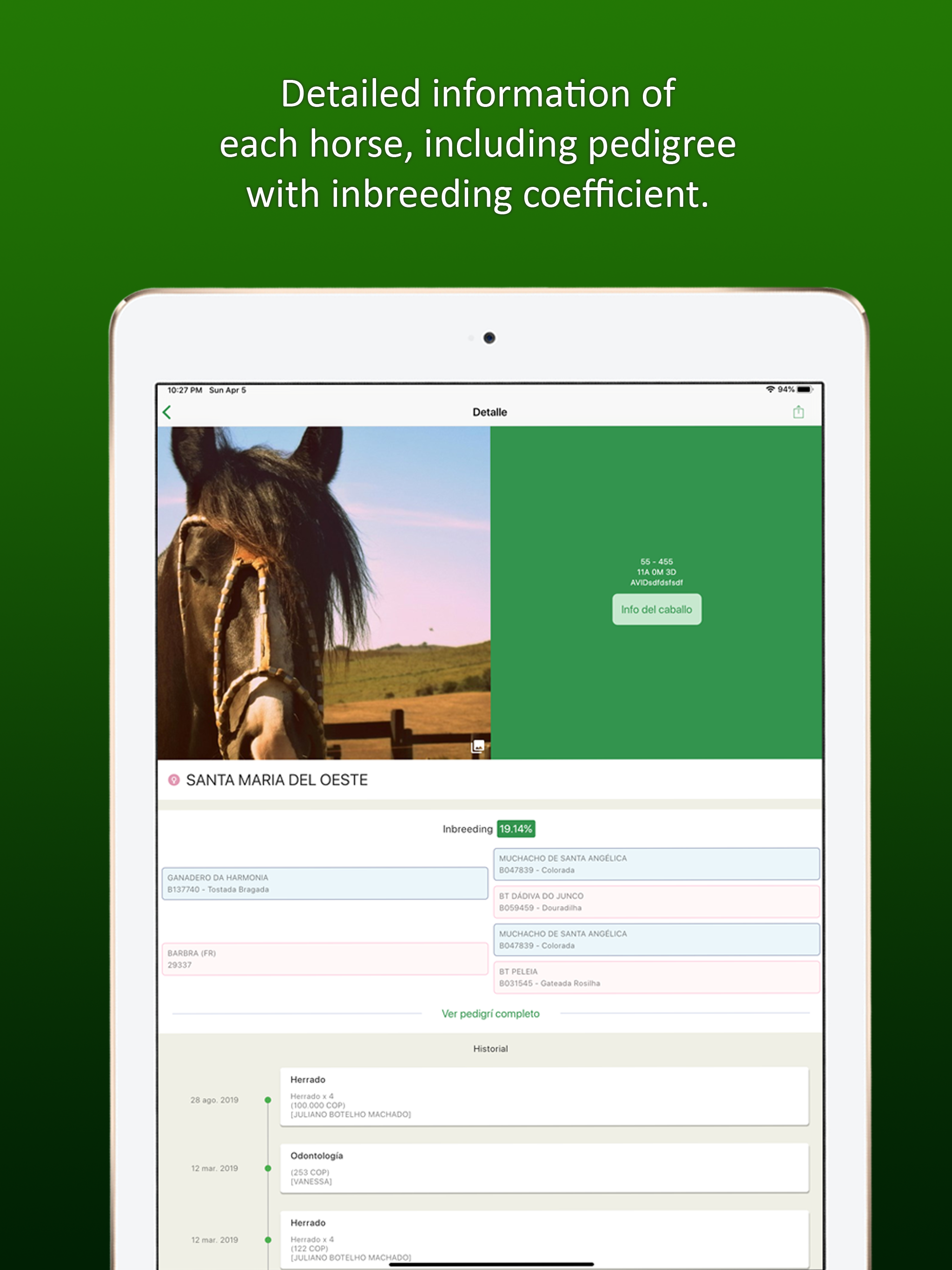 CRIO ONLINE - Horse Manager
