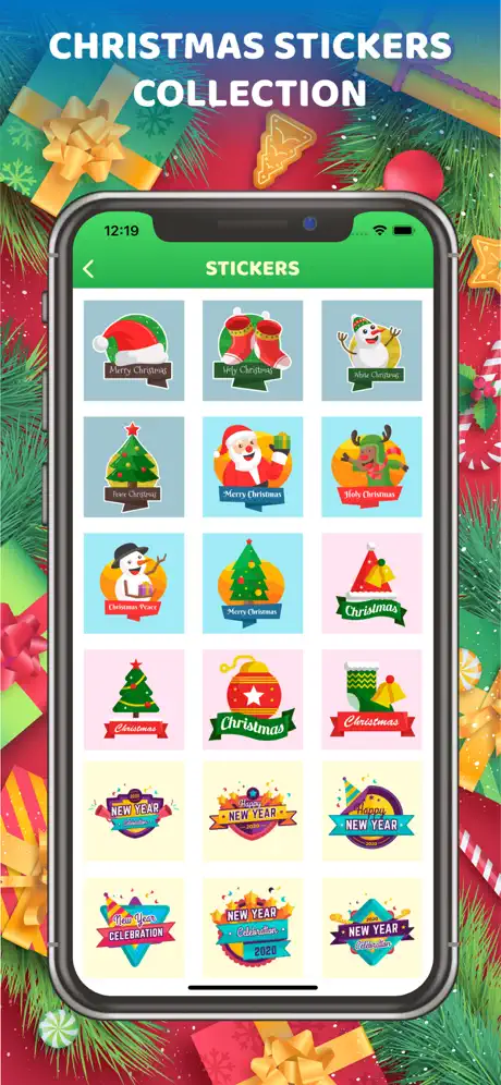 Christmas Stickers Emoji 2022