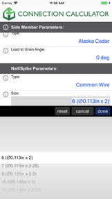 AWC Connection Calc screenshot
