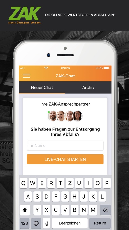 #4. ZAK Kaiserslautern (iOS) Podle: Zentrale Abfallwirtschaft Kaiserslautern gemeinsame kommunale Anstalt der Stadt und des Landkreises