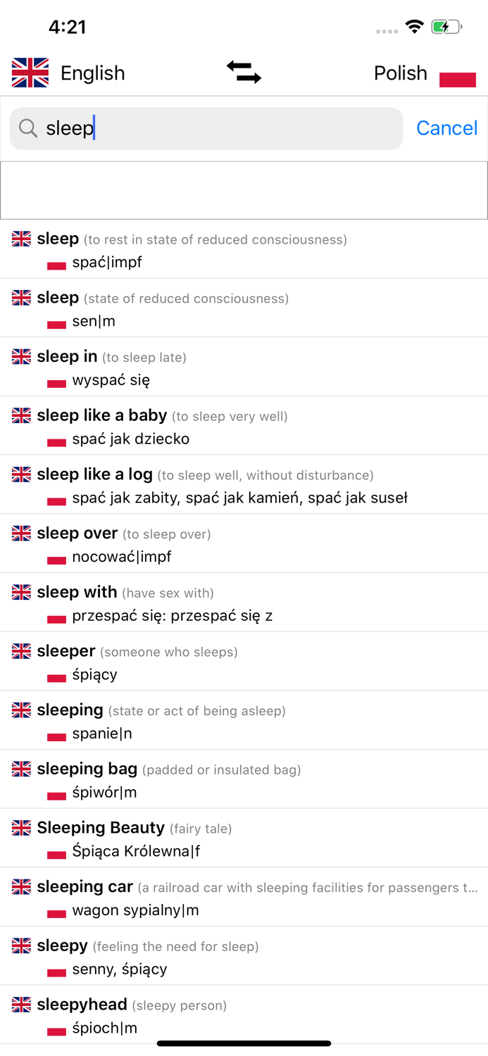 Polish-English Dictionary