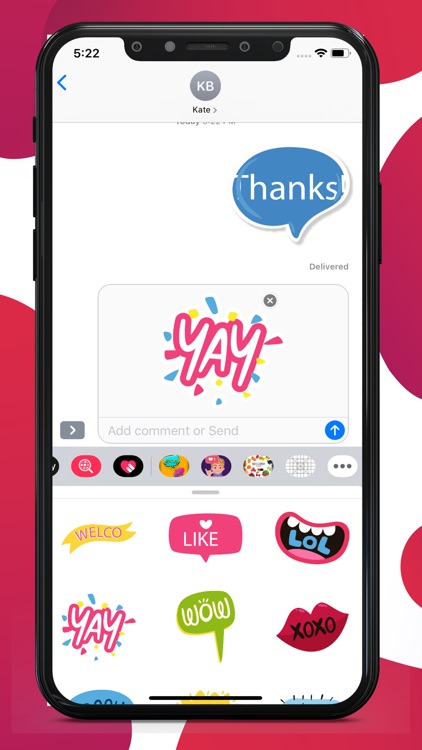 Text Wish Stickers screenshot-3