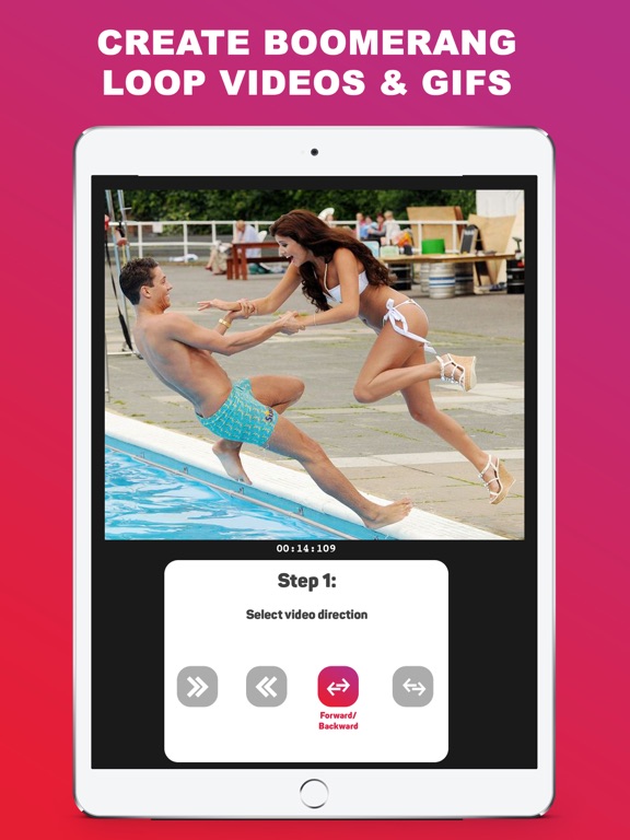Loop Videos & Gif Maker Editor iPad screenshot 4 - Photo & Video app