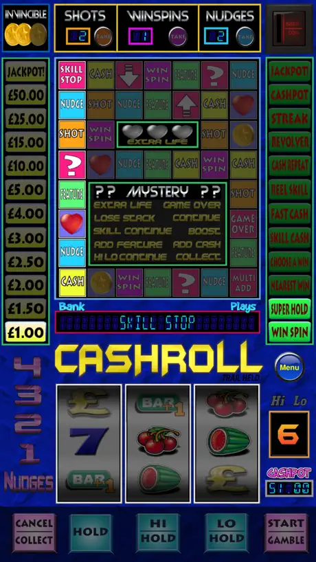 CashRoll Pub Fruit Machine