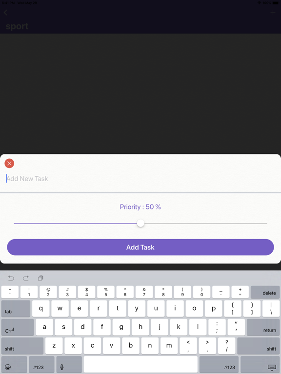 مهامي - my tasks iPad screenshot 5 - Lifestyle app