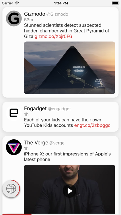 Screenshot #1 pour Depth for Twitter