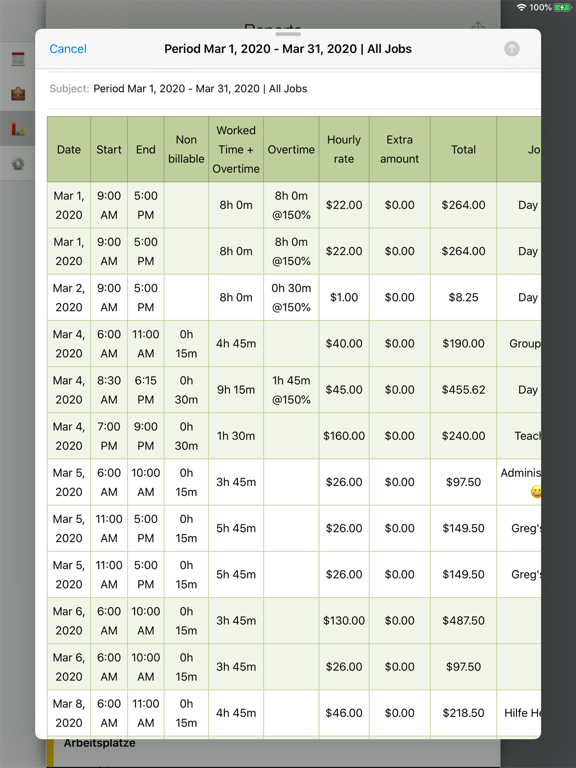 Screenshot #2 for Salarybook - Time Tracker