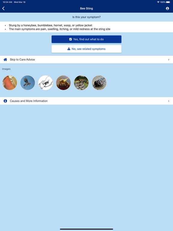 SymptomMD iPad screenshot 4 - Health & Fitness app