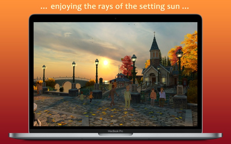 Fall Village 3D iPhone screenshot 5 - Entertainment app