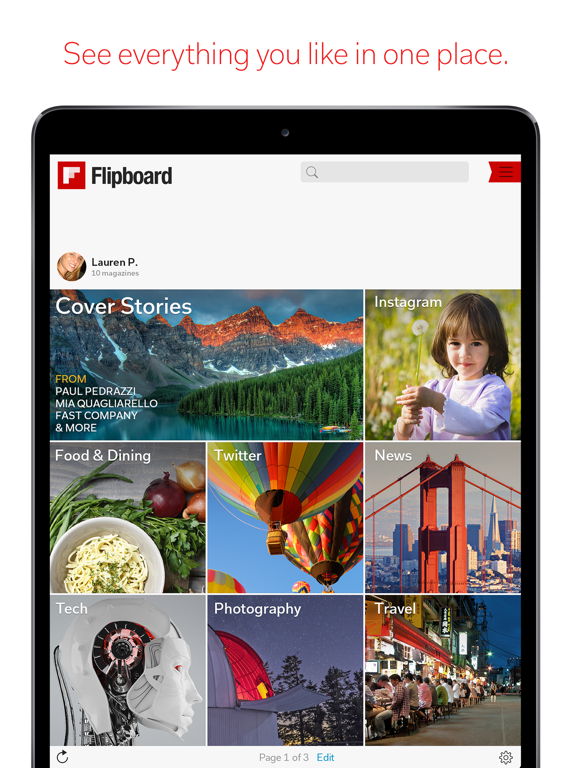 Flipboard: Your Social News Magazine screenshot