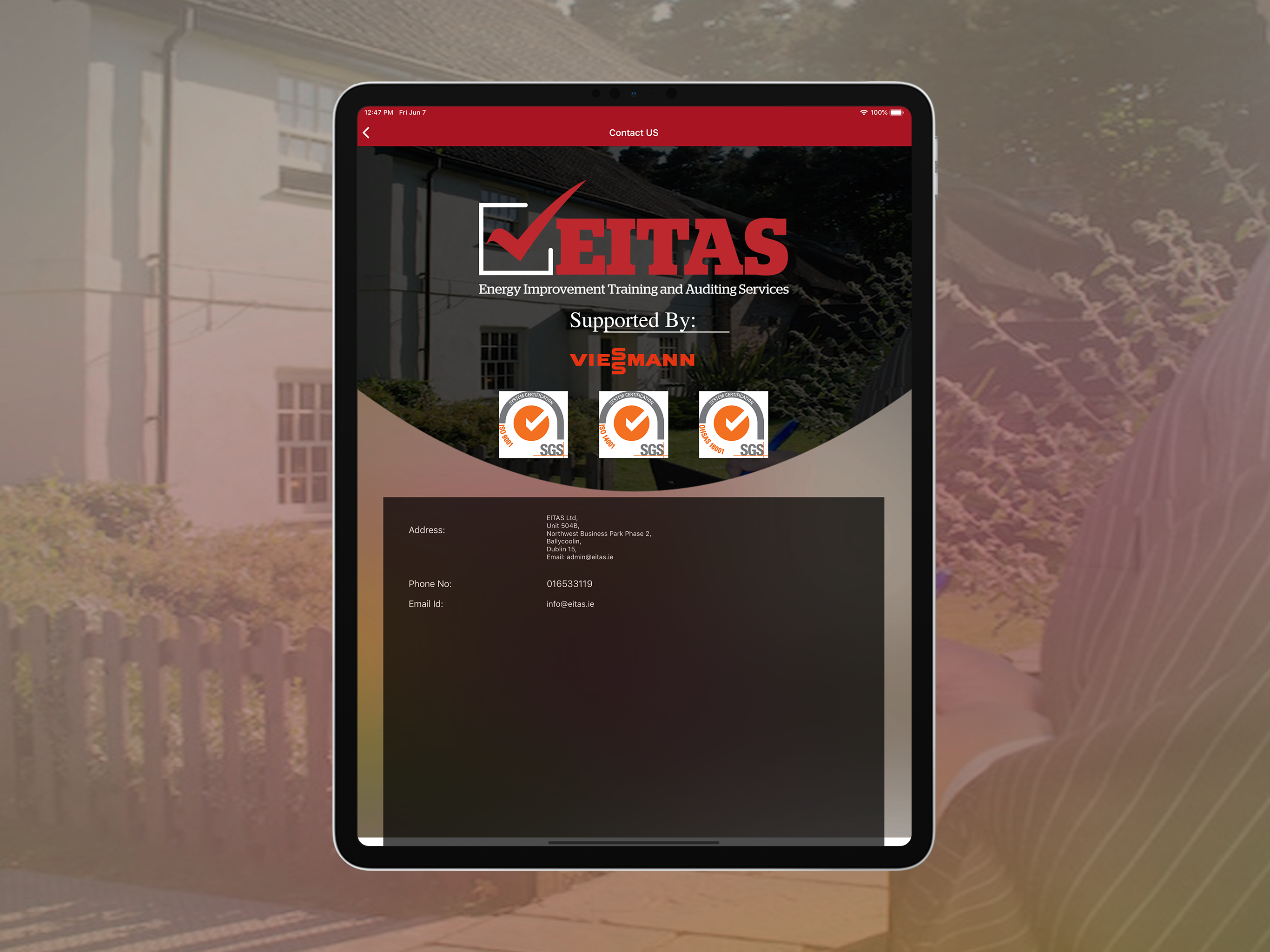 EITAS for contractors screenshot 10