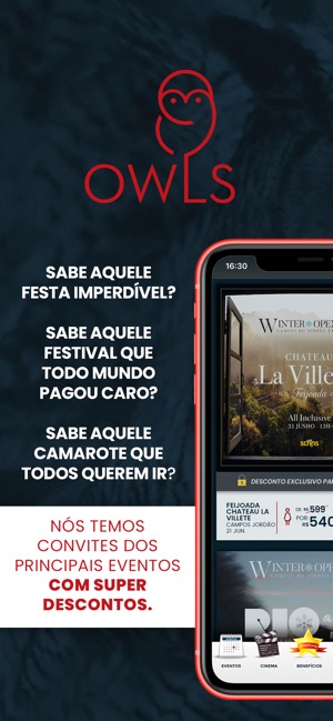 Owls - Descontos em Eventos(圖1)-速報App