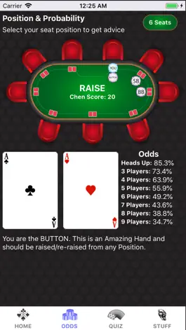 Game screenshot Texas Holdem Positioning Odds hack