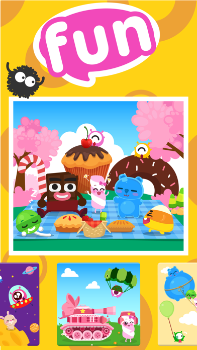 CandyBots Puzzle Matching Kids iPhone screenshot