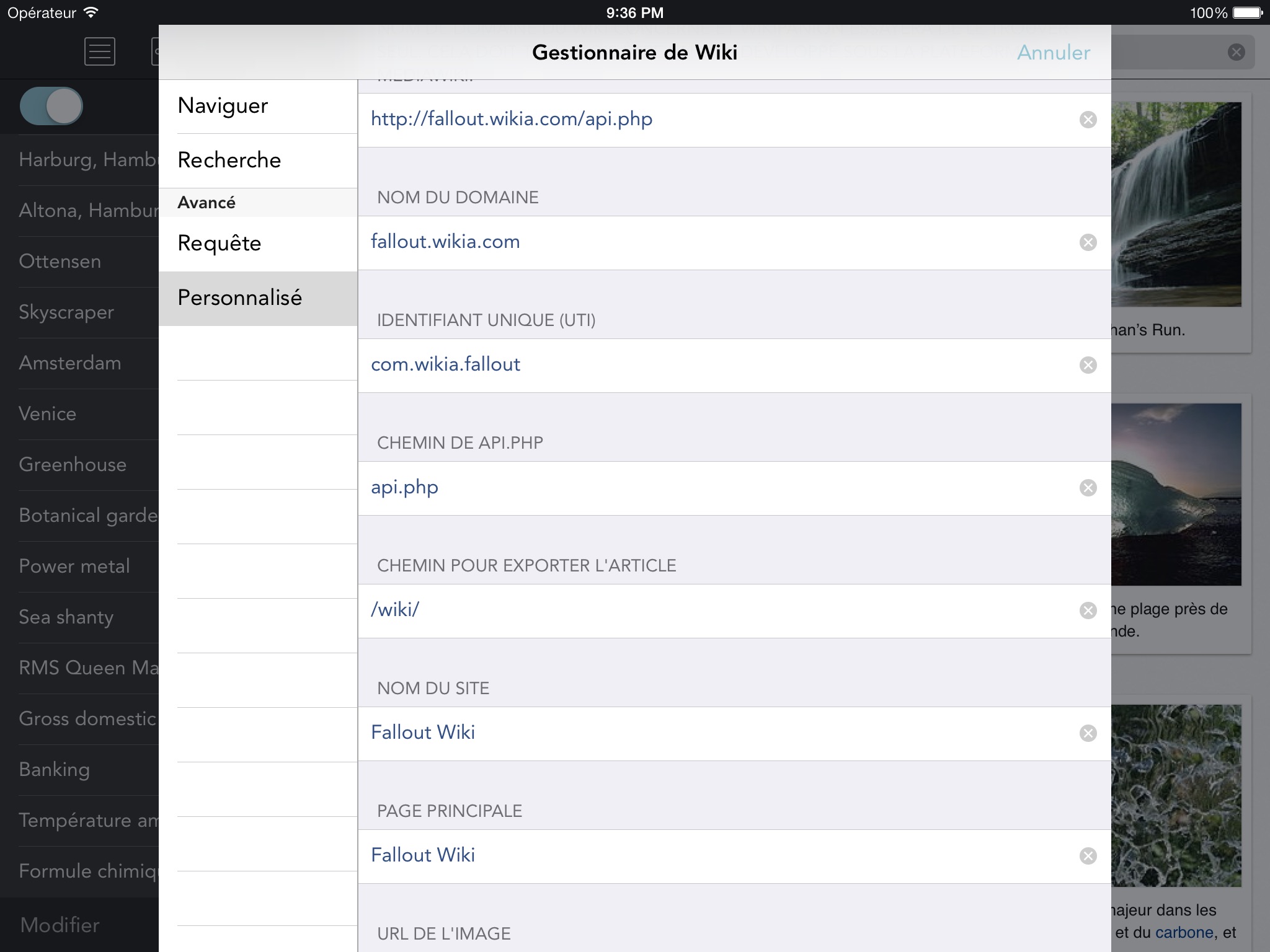 Wikipanion Plus for iPad screenshot 3